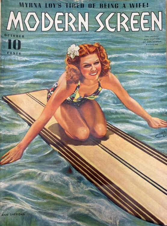 MODERN SCREEN magazine cover Issue 107 October 1939